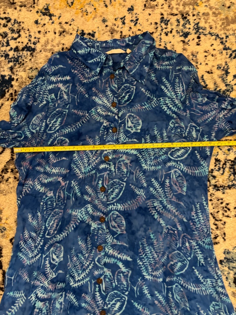 Soft Surroundings Blue Midi Dress - Picture 8 of 8